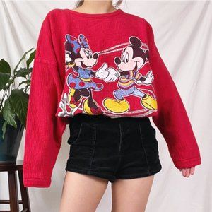 Vintage disney crew neck sweatshirt Mickey and Minnie 90s Mickey Unlimited